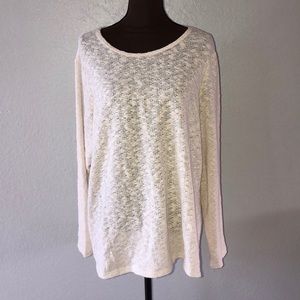 Eye Shadow Long Sleeve Pull Over Knit 22/24w